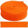 Aerzetix - C77382 - Nastro in sbieco Piegato 9 Metri x 18mm - in Cotone - Colore Arancione - passamaneria gallone Abbigliamento Cuscini trapunte