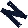 Aerzetix - Set di 6 Cerniere a Spirale n. 5 da 50 cm separabili | Blu Scuro | con tiretto Decorativo per Confezioni di Abbigliamento, Accessori Tessili, Pochette e creazioni Varie