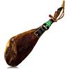 THE BLACK HOOF Prosciutto Iberico Bellota intero con osso Spagnolo (Jamon Iberico Bellota) 8-9 kg | Stagionato naturalmente 48+ mesi | Senza additivi | Certificato CERTICALIDAD | Prodotto in Spagna da The Black Hoof