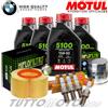 Motul - Hiflo - NGK Tagliando BMW R 1150 R / ABS 2000-2006 Kit Olio Motul 5100 15W50 Filtri Candele