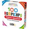 LUDIC - 100 Rompicapo Visivo-Spaziali - Solitari Allenamente| 100 Sfide di Osservazione a Difficoltà Progressiva Da Fare Soli o in Gruppo, Gioco di Logica con Enigmi Visivi, Giochi da Tavolo 8-99 Anni