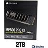 Corsair Dissipatore di calore CORSAIR MP600 PRO XT 1TB 2TB 4TB 8TB PCIe NVMe M.2...