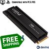 Crucial T500 Dissipatore di Calore NVMe 500GB-4TB Internal SSD 7400MB/s TLC |...