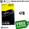 Corsair MP600 CORE XT 4TB Internal NVMe M.2 SSD | Per PC Gaming, Laptop e PS5