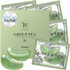 BLOOMORA Patch Occhi con al Tè Verde (30 paia) - Maschera Occhi con Niacinamide e Acido ialuronico - Patch Occhiaie e Borse - Eye Patch - Maschera Occhiaie - Maschera Contorno Occhi