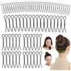 SoundZero 6 Pezzi Cerchietto Ondulato In Metallo, Cerchietto Invisibile per Capelli Spezzati, Fascia per Capelli in Metallo Multi Stile, Cerchietti per Capelli Elastica Moda (tre dimensioni)