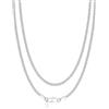 Bandmax Collana Uomo In Acciaio Inox Nero/Oro/Argento, Catena Veneziana a Maglie Larghezza 2/4/6/8mm, Collana Veneziana Briolette Lunghezza 35-76cm, Gioielli per Uomini Donne in Confezione Regalo