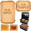 2 Pezzi Teglia per Friggitrice ad Aria,WideSmart Accessori Friggitrice ad Aria, Contenitori Friggitrice ad Aria Accessori per Cosori 4,1L HD9252, HD9255, HD9200 Riutilizzabile Invece di Carta Forno