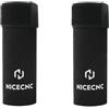 NICECNC Protezione per forcella anteriore da 15,2 cm, forcella capovolta, tubo forcella 37-50 mm, Compatible with V-Twin Sport Cruiser Adventure Touring Custom o Dual Sport Bike, nero