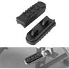 NICECNC Copertura in gomma nera per pedane anteriori compatibile con BMW R1250GS Adventure 2019-2023, R1250GS 2018-2023, R1200GS Adventure 2012-2018, F850GS 2018-2023, S1000XR 2015-2020, copertura per