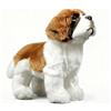 RLOMUTE San Bernardo Peluche Morbido - Cuscino Simpatico e Realistico Animale Giocattolo - 26cm/10, Unico Modello di Bambola Regalo per Bambini (Marrone)