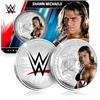 FANTASY CLUB Shawn Michaels WWE 32 mm Moneta da collezione ufficiale - Omaggio al Rompacuori - Edizione limitata per fan e collezionisti