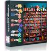 TISHIRON Vasi puzzle da 1000 pezzi per adulti, scaffale pieno di un sacco di vasi colorati e piante puzzle, puzzle difficile impossibile, 50 x 60 cm