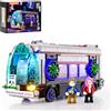 Lumibricks Cyberpunk - Autobus futuro con illuminazione a LED, modello 2 in 1 con luce, 605 pezzi per appassionati di fantascienza e adulti, perfetta decorazione per città Cyberpunk