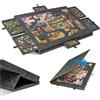 BOYIFEIJIE Tavolo per Puzzle Inclinabile con 6 Cassetti e Copertura - Tavola Leggera in Feltro per Fino a 1000 Pezzi - Con Supporto 2-in-1 e Maniglia da Trasporto - Ideale per Adulti e Appassionati di Puzzle