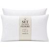 Ali Brothers Set 2 Federe Trapuntate 50x80 con Cerniera - Copricuscino Imbottito Morbido, Protezione Guanciale, Anallergico, Lavabile-copricuscino- federa per cuscino- cuscino
