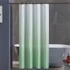 Furlinic Tenda Doccia Antimuffa Tessuto Erba verde Gradiente 120x200 cm Impermeabile Lavabile Piccola Tende Doccia Design Poliestere con 8 Ganci