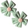 Generico Bloom Coppia Calamite per Tende a Forma di Fiore in Vari Colori (Green)