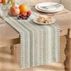 Artoid Mode Runner da tavola in macramè grigio, 30 x 243 cm, decorazione per la cucina, per il compleanno, per le vacanze, per le feste