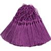 Hetuyon 100 pezzi Nappe Artigianali in Seta Mini Ciondoli per Segnalibri Fai da Te, Portachiavi, Ghirlande, Cappello di Laurea, Tende, Creazione di Gioielli, Decorazioni per Feste, Cucito, Cuscini e