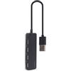 Gembird Hub usb Gembird 4 porte uhb-u2p4-06 Nero [UHB-U2P4-06]