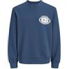 Jack & Jones Jcofade Print Sweat Crew Neck Styd Aw25 Jcofade Print Sweat Crew Neck Styd Aw25 (Confezione da 1), Nero, L