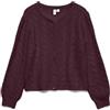 VERO MODA Vmgabrielle LS O-Neck Cardigan Btq, Winetasting, S