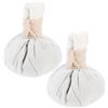 ABOOFAN 2pcs Thai Spa Massaggio a base di erbe compresse Palle cinesi Sacchetti di erbe Caldo Palla di massaggio Caldo Aroma Massaggio Spa Prodotto per il Muscolo del Corpo del Salone di Casa
