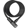 ABUS Serratura a Spirale Primo 5510K/180 - Serratura per Bicicletta con Spessore di 10 mm, Cavo Flessibile Livello di Sicurezza 3-180 cm - Nero
