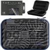 Target Darts Phil Taylor Ghost Series XL Takoma Portafoglio - Freccettes Custodia, Nero/Bianco Storage Cases, "The Power" Cerniera Holder, Professionale Accessori - Holds 6 Fully Assemblato
