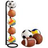 KBIBCK 5 Livelli Porta Palloni, Rastrelliera da Basket Verticale, Rastrelliera per Palloni da Basket, tabile e Robusto, per Pallacanestro, pallavolo, Nero