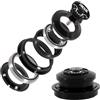 CNCLOL 1-1/8 Bike Headset 34 mm/44 mm/41.8-52/44-55/44-56 mm, MTB Threadless Headset semi integrato, kit di cuffie per bicicletta tubo dritto conico doppio cuscinetto sigillato per Bmx/Mountain/bici