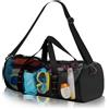 SilverChry Borsa a Rete Immersioni, Borsa da Sub Cilindrica, Borsone a Rete Sub, Borsone da Viaggio Extra Large, Grande Spiaggia Borsa Attrezzatura da Snorkeling, Borsa Palestra Multifunzionale (L)