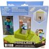 Mattel - Minecraft Micro Collection - Steve /w Diamond Mine Playset