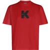 Karl Lagerfeld Jeans Donna K/Logo Regular Short Sleeve T-Shirt Pompeian Red L