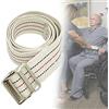MESINURS Cintura di trasferimento e di cammino con fibbia in metallo - 2 Wide Walking and Standing Assist Aid per caregiver, infermieri, fisioterapisti, anziani, pazienti