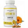 nutrive pharma Luteina 50 mg con zeaxantina, beta carotene, vitamina A & B2, piperina | 180 capsule | Salute degli occhi e protezione della luce blu | Ingegneria genetica e senza glutine