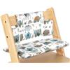 BOYIFEIJIE Cuscino per Seduta per Tripp Trapp - Morbido E Facile Da Fissare, Accessorio per Stokke Tripp Trapp, Disponibile In Vari Colori (Elefante)