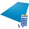 VOUNOT® Telo Copri Piscina Rettangolare 4x8m, Telone Impermeabile in PE 160g/m², Resistente agli UV, Doppio Strato con Occhielli in Alluminio, Copertura Protettiva per Piscina Fuori Terra, Blu Scuro