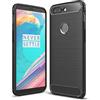 Cruzerlite Cover per Oneplus 5t, Carbon Fiber Shock Absorption Slim TPU Custodia per Oneplus 5t (Black)