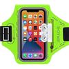 JEMACHE Fascia Da Braccio Portacellulare per iPhone 14 Pro, 14 13 12 11 XR, Samsung Galaxy S22 S21 S20 S10, Palestra Esercizi Porta Telefono Cellulare da Corsa (Verde)