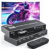 NINGKANGSHENG Video Controller da parete 4K 2X2 TV Processore da parete con HDMI+DVI+RS232 Supporto ingresso 180 ° Ruota 4 HDMI Supporto uscita Immagini Cucitura 1x2 1x3 1x4 4x1 ecc