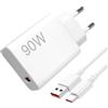 Kryolithm Caricabatterie USB C da 90 W per Xiaomi 15 Pro /15 Ultra/ 14 Ultra Red-mi Turbo 3/ Note 14 Pro+/Note 15 Pro+/K80, caricabatterie rapido con cavo USB tipo C da 6 A 2 m