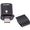 xiwai Adattatore per lettore di schede da USB-C a USB 3.0 femmina OTG e Micro-SD TF da 10 Gbps di tipo C per telefono, laptop e tablet