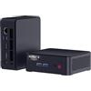 AWOW AK12 Mini PC, AMD Ryze 5 R2514 Embedded (4C/8T, fino a 3,7 GHz, 15 W), 16 GB DDR4, SSD PCIe 3.0 da 512 GB, Radeo Vega Graphics, Dual 4K HDMI 2.0/DP 1.2, USB-C, Wi-Fi 5/BT 5.0, Gigabit LAN