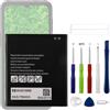Swark Batteria di ricambio EB-BG736BBE compatibile con Samsung Galaxy Xcover 6 Pro / Xcover6 Pro/Xcover Pro 2 SM-G736 con strumenti