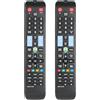 CTRLBETTER 2 PZ Telecomando Universale BN59-01178B Compatibile Con Samsung Smart TV Controllore BN59-01178D UN28H4500AF UN32H5201AF UN32H5203AF UN40H5201AF Sostituzione, Nessuna Configurazione Necessaria