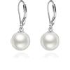 VONALA Orecchini con perle in argento Sterling, orecchini pendenti, gioielli regalo per donne e ragazze, Medio, Argento Argento sterling, Pietra di luna