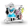 JCaleydo D 66 Charm Compatibile con Bracciale Pandora