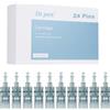 Bestauty Dr.pen M8/7S Cartucce 24 Pins - Confezione da 10 Aghi di ricambio usa e getta originali per penna Microneedling - per Dr. penna Ultima M8 Microneedling Electric Derma Pen (aghi da 24 pin, 10 pezzi)